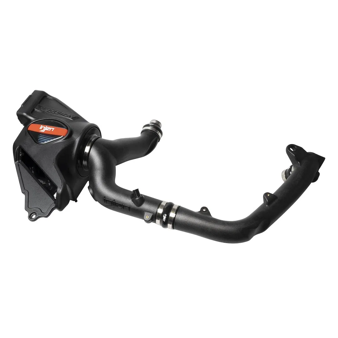 EVO9302 – INJEN Cold Air Intake, Black Polyethylene Tube Dry Blue Filter With Air Box